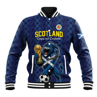 Custom World Football 2026 Scotland Baseball Jacket Scottish Tartan Cupa na Cruinne Glory