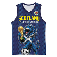 Custom World Football 2026 Scotland Basketball Jersey Scottish Tartan Cupa na Cruinne Glory