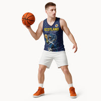Custom World Football 2026 Scotland Basketball Jersey Scottish Tartan Cupa na Cruinne Glory