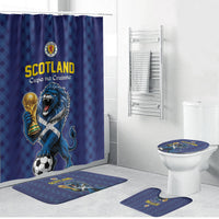 World Football 2026 Scotland Bathroom Set Scottish Tartan Cupa na Cruinne Glory