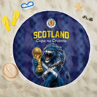 World Football 2026 Scotland Beach Blanket Scottish Tartan Cupa na Cruinne Glory