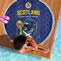 World Football 2026 Scotland Beach Blanket Scottish Tartan Cupa na Cruinne Glory