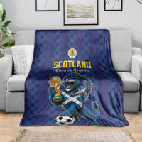 World Football 2026 Scotland Blanket Scottish Tartan Cupa na Cruinne Glory