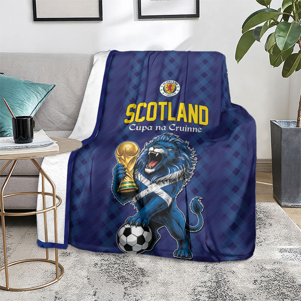 World Football 2026 Scotland Blanket Scottish Tartan Cupa na Cruinne Glory