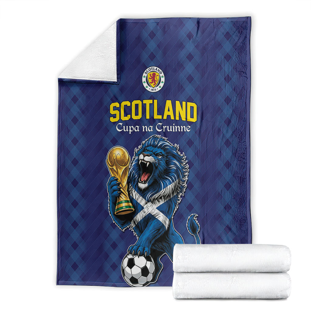 World Football 2026 Scotland Blanket Scottish Tartan Cupa na Cruinne Glory