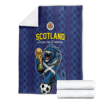 World Football 2026 Scotland Blanket Scottish Tartan Cupa na Cruinne Glory
