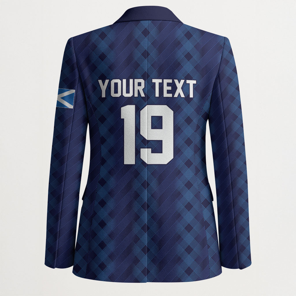 Custom World Football 2026 Scotland Blazer Scottish Tartan Cupa na Cruinne Glory