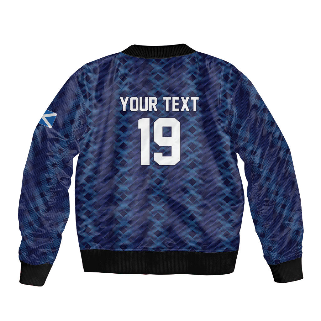 Custom World Football 2026 Scotland Bomber Jacket Scottish Tartan Cupa na Cruinne Glory