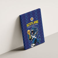 World Football 2026 Scotland Canvas Wall Art Scottish Tartan Cupa na Cruinne Glory