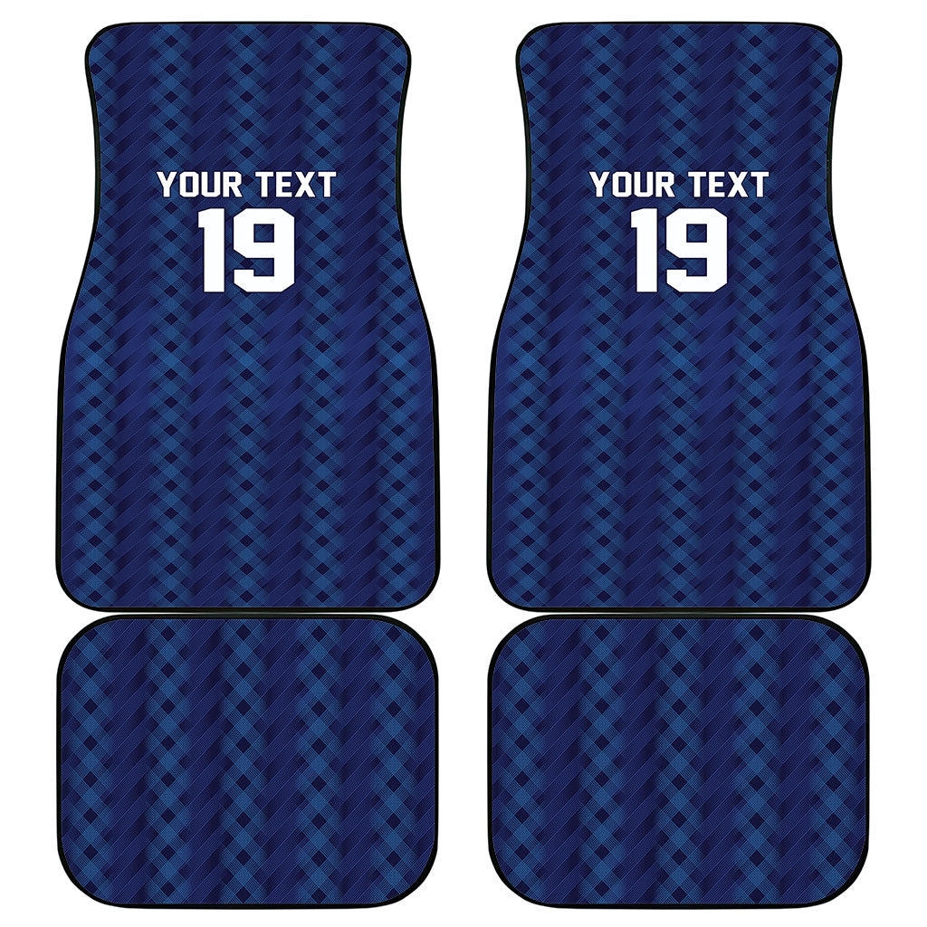 Custom World Football 2026 Scotland Car Mats Scottish Tartan Cupa na Cruinne Glory