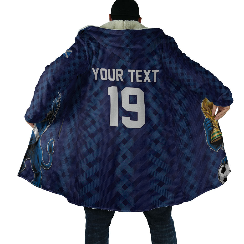 Custom World Football 2026 Scotland Cloak Scottish Tartan Cupa na Cruinne Glory