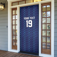 Custom World Football 2026 Scotland Door Cover Scottish Tartan Cupa na Cruinne Glory