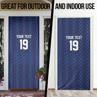 Custom World Football 2026 Scotland Door Cover Scottish Tartan Cupa na Cruinne Glory