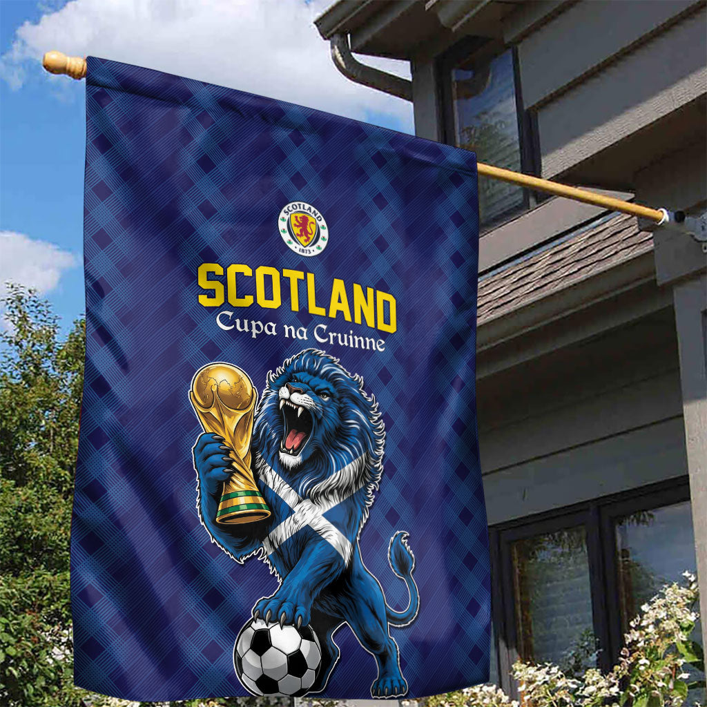 World Football 2026 Scotland Garden Flag Scottish Tartan Cupa na Cruinne Glory