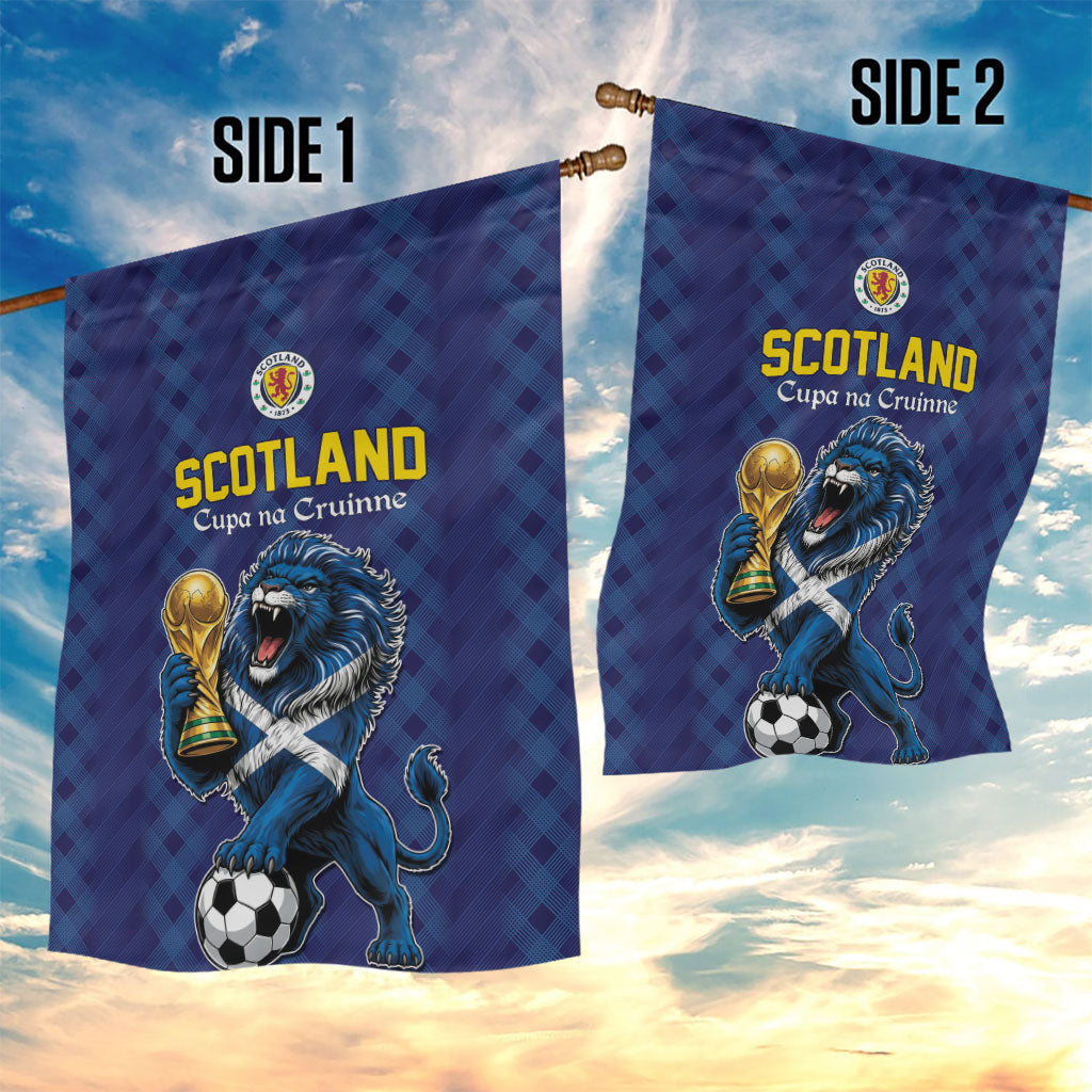 World Football 2026 Scotland Garden Flag Scottish Tartan Cupa na Cruinne Glory