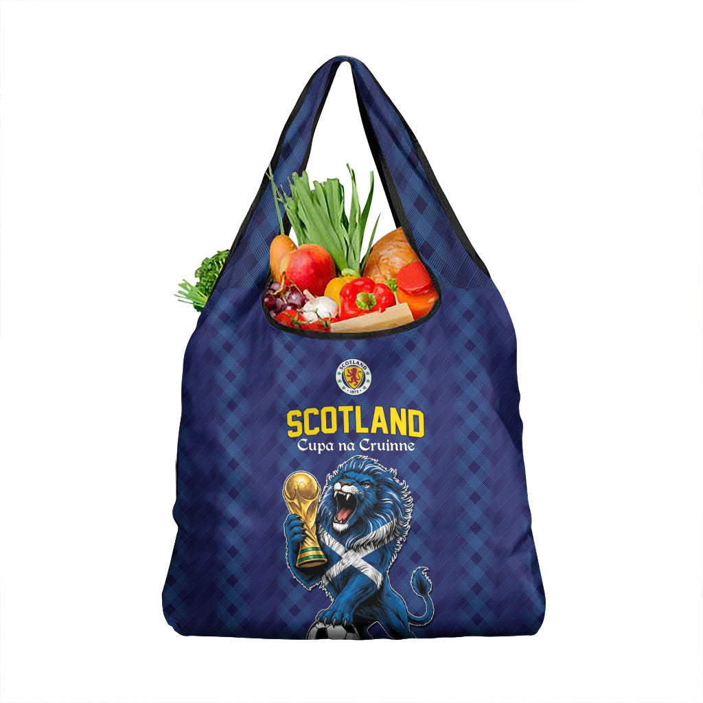 World Football 2026 Scotland Grocery Bag Scottish Tartan Cupa na Cruinne Glory