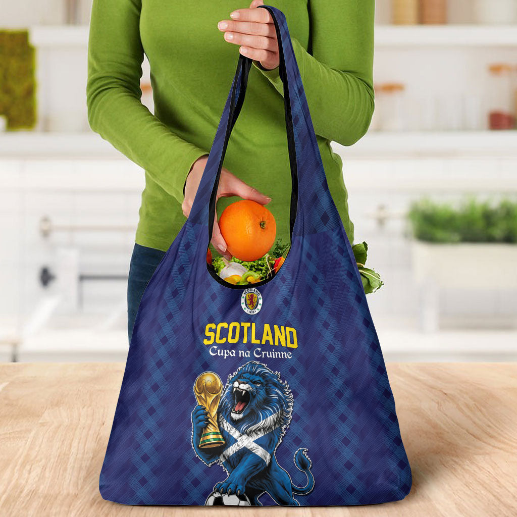 World Football 2026 Scotland Grocery Bag Scottish Tartan Cupa na Cruinne Glory
