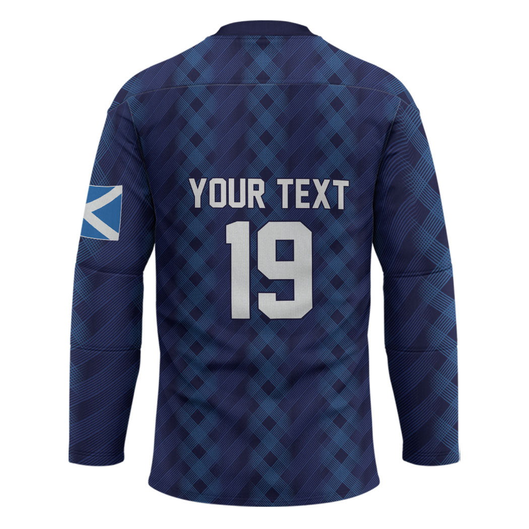 Custom World Football 2026 Scotland Hockey Jersey Scottish Tartan Cupa na Cruinne Glory