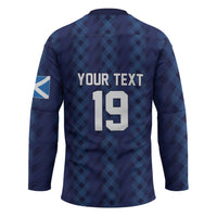 Custom World Football 2026 Scotland Hockey Jersey Scottish Tartan Cupa na Cruinne Glory