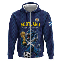 Custom World Football 2026 Scotland Hoodie Scottish Tartan Cupa na Cruinne Glory