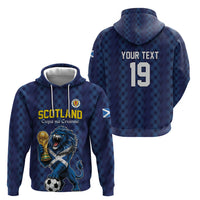 Custom World Football 2026 Scotland Hoodie Scottish Tartan Cupa na Cruinne Glory
