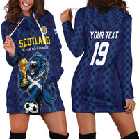 Custom World Football 2026 Scotland Hoodie Dress Scottish Tartan Cupa na Cruinne Glory