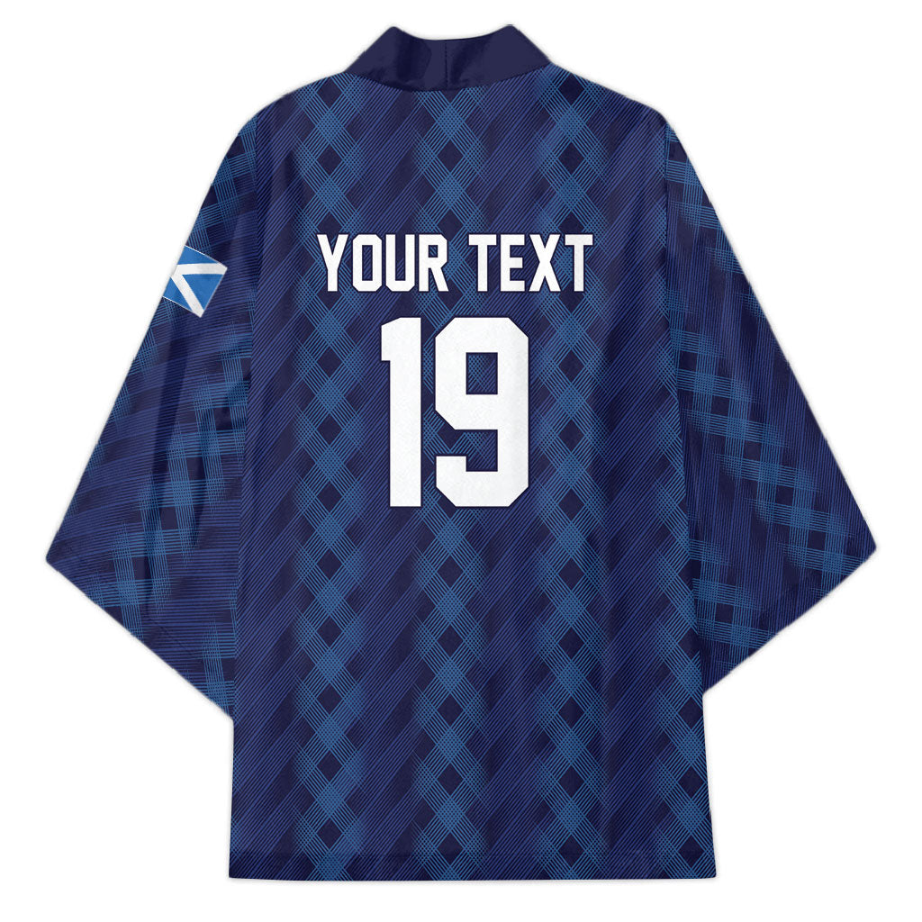 Custom World Football 2026 Scotland Kimono Scottish Tartan Cupa na Cruinne Glory