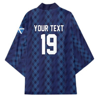 Custom World Football 2026 Scotland Kimono Scottish Tartan Cupa na Cruinne Glory