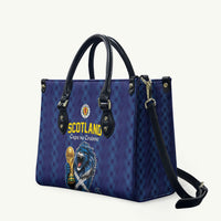 World Football 2026 Scotland Leather Bag Scottish Tartan Cupa na Cruinne Glory