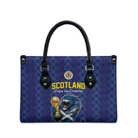 World Football 2026 Scotland Leather Bag Scottish Tartan Cupa na Cruinne Glory