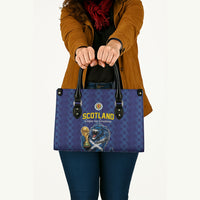 World Football 2026 Scotland Leather Bag Scottish Tartan Cupa na Cruinne Glory