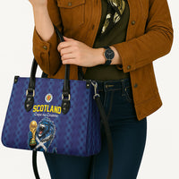 World Football 2026 Scotland Leather Bag Scottish Tartan Cupa na Cruinne Glory