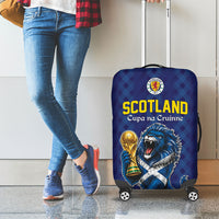 World Football 2026 Scotland Luggage Cover Scottish Tartan Cupa na Cruinne Glory