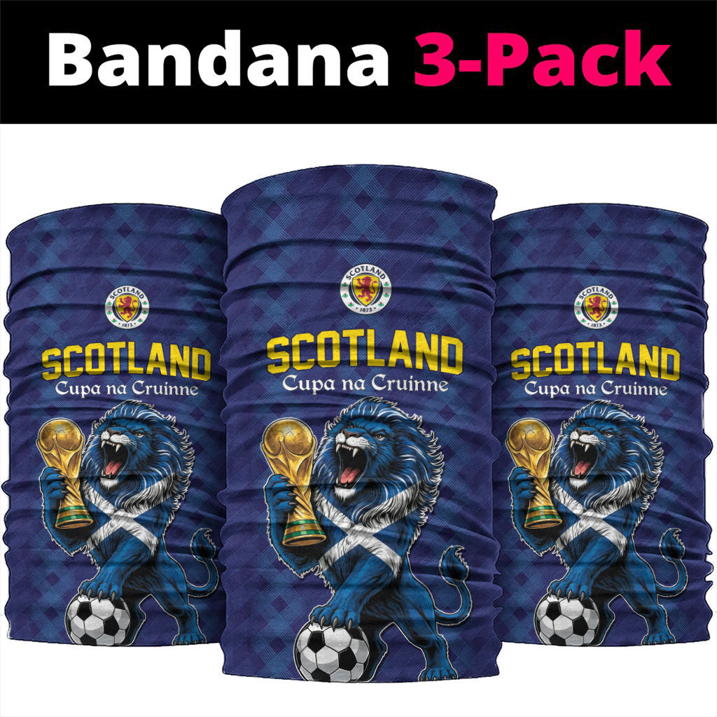 World Football 2026 Scotland Neck Gaiter Scottish Tartan Cupa na Cruinne Glory