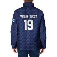 Custom World Football 2026 Scotland Padded Jacket Scottish Tartan Cupa na Cruinne Glory