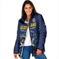 Custom World Football 2026 Scotland Padded Jacket Scottish Tartan Cupa na Cruinne Glory