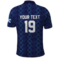 Custom World Football 2026 Scotland Polo Shirt Scottish Tartan Cupa na Cruinne Glory