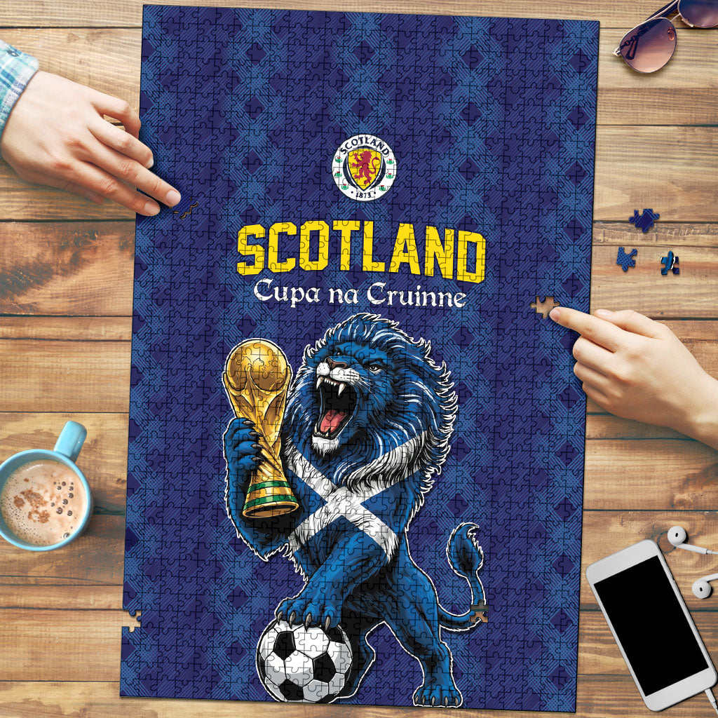 World Football 2026 Scotland Puzzle Scottish Tartan Cupa na Cruinne Glory
