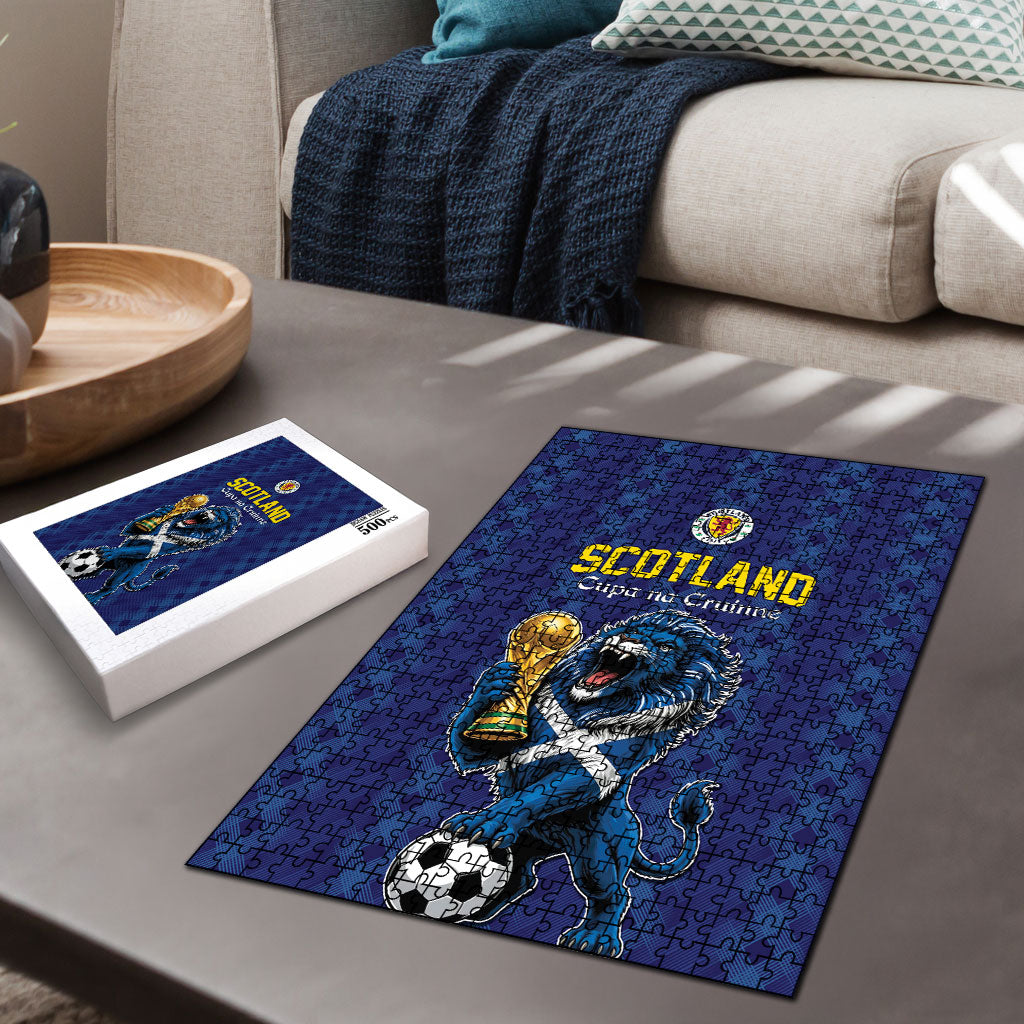 World Football 2026 Scotland Puzzle Scottish Tartan Cupa na Cruinne Glory