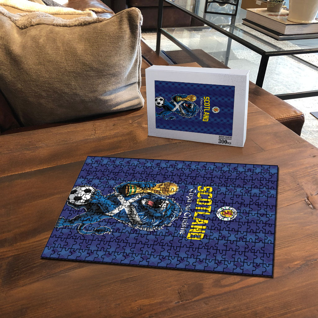 World Football 2026 Scotland Puzzle Scottish Tartan Cupa na Cruinne Glory