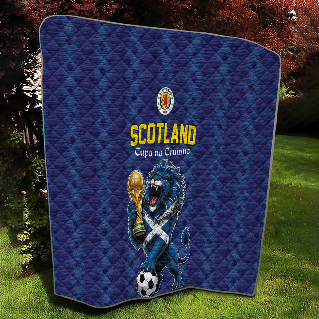 World Football 2026 Scotland Quilt Scottish Tartan Cupa na Cruinne Glory