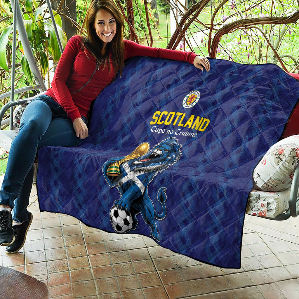 World Football 2026 Scotland Quilt Scottish Tartan Cupa na Cruinne Glory