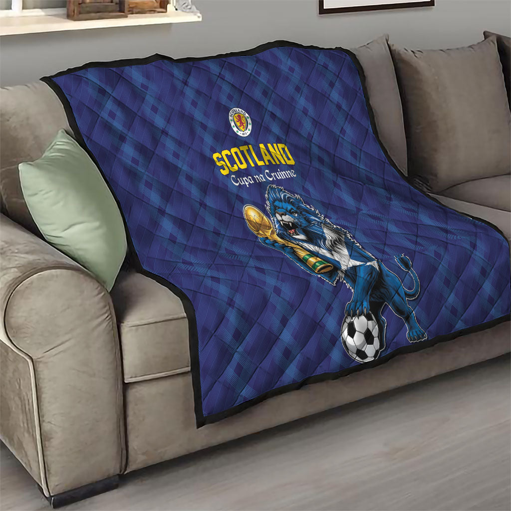 World Football 2026 Scotland Quilt Scottish Tartan Cupa na Cruinne Glory