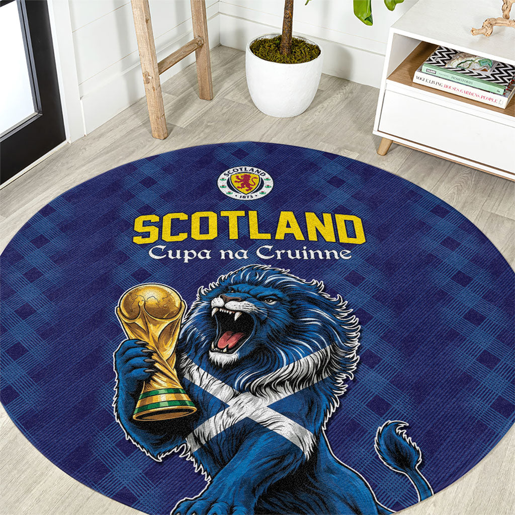 World Football 2026 Scotland Round Carpet Scottish Tartan Cupa na Cruinne Glory