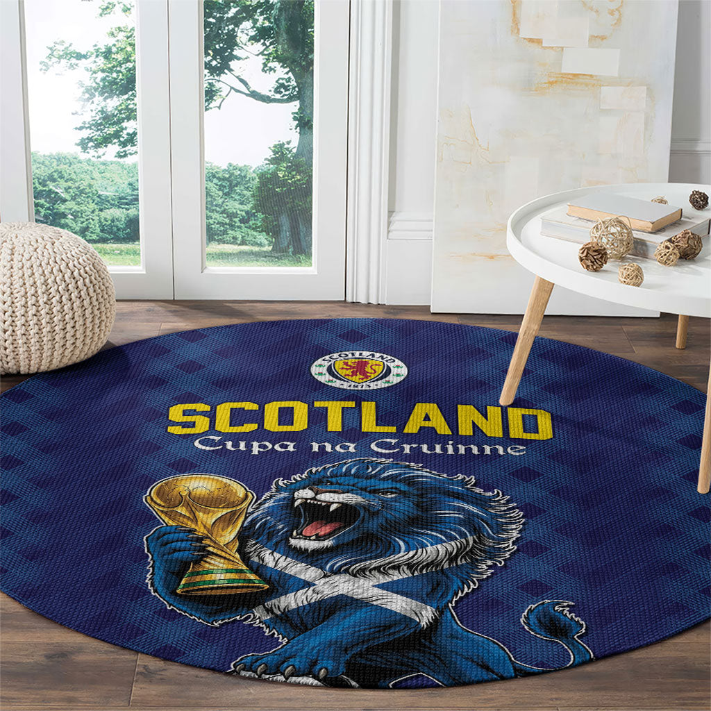 World Football 2026 Scotland Round Carpet Scottish Tartan Cupa na Cruinne Glory