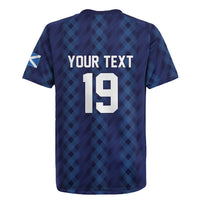 Custom World Football 2026 Scotland Rugby Jersey Scottish Tartan Cupa na Cruinne Glory