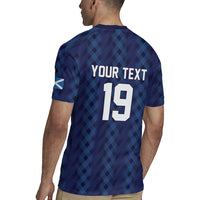 Custom World Football 2026 Scotland Rugby Jersey Scottish Tartan Cupa na Cruinne Glory