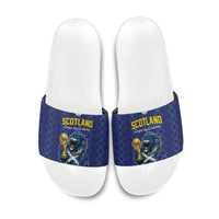 World Football 2026 Scotland Slide Sandals Scottish Tartan Cupa na Cruinne Glory