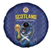 World Football 2026 Scotland Spare Tire Cover Scottish Tartan Cupa na Cruinne Glory