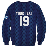 Custom World Football 2026 Scotland Sweatshirt Scottish Tartan Cupa na Cruinne Glory